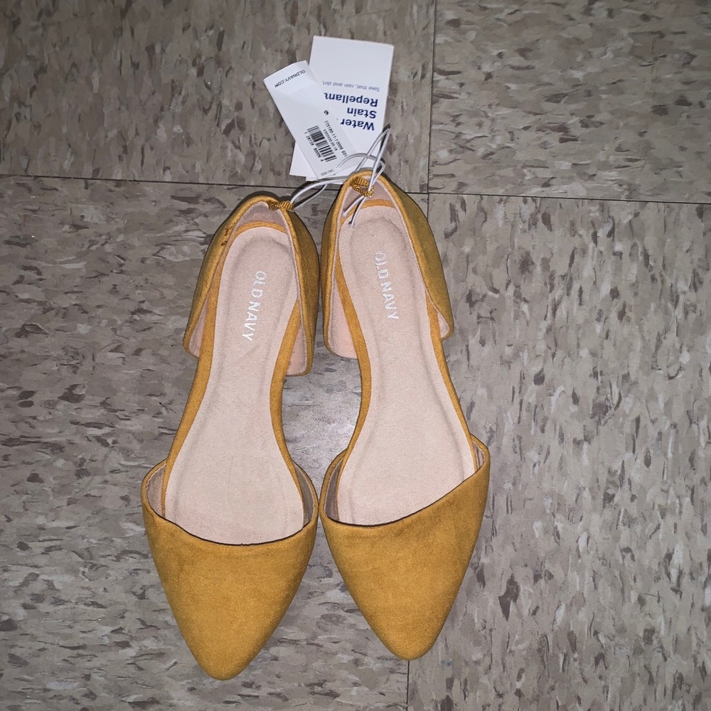 Old navy suede slip on shoes